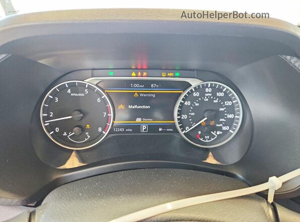 3N1AB8CV4RY354548 2024 NISSAN SENTRA Gray Instrument cluster view