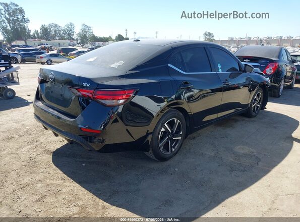 3N1AB8CV4RY362858 2024 NISSAN SENTRA Черный Задняя правая четверть