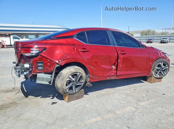 3N1AB8CV4SY271224 2025 NISSAN SENTRA Burgundy Հետևի աջ
