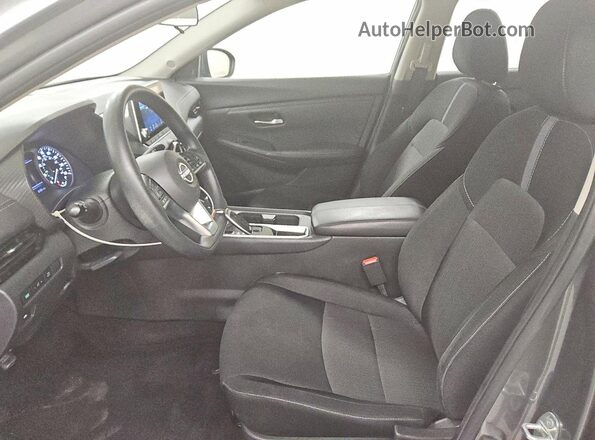 3N1AB8CV4SY299881 2025 NISSAN SENTRA Gray Widok wnętrza z przodu