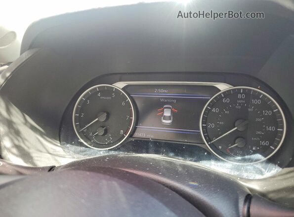 3N1AB8CV4SY314413 2025 NISSAN SENTRA Blue ხელსაწყოთა პანელის ხედი