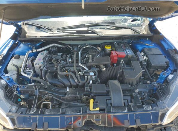 3N1AB8CV4SY314413 2025 NISSAN SENTRA Blue უკანა სალონის ხედი
