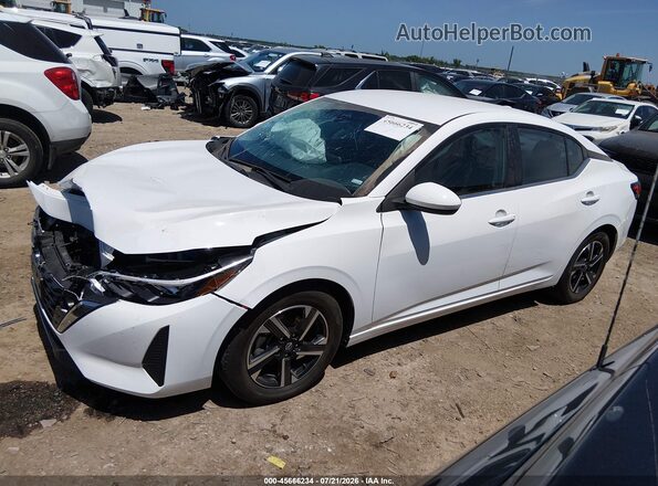 3N1AB8CV4SY348285 2025 NISSAN SENTRA White Widok wnętrza 360 stopni