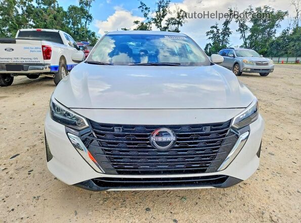 3N1AB8CV4SY386941 2025 NISSAN SENTRA White Widok z przodu