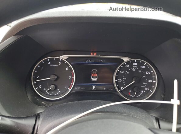 3N1AB8CV4SY405424 2025 NISSAN SENTRA Blue Вид щитка приладів