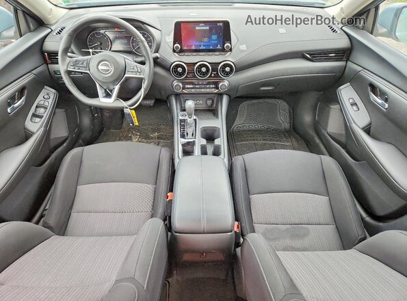 3N1AB8CV4SY429612 2025 NISSAN SENTRA Blue Dashboard view