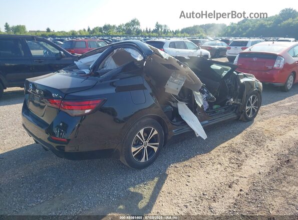 3N1AB8CV5LY312073 2020 NISSAN SENTRA Черный Задняя правая четверть