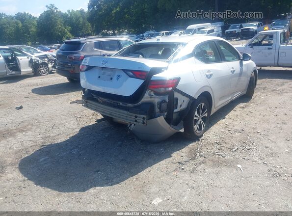 3N1AB8CV5MY205400 2021 NISSAN SENTRA Silver Tył prawy