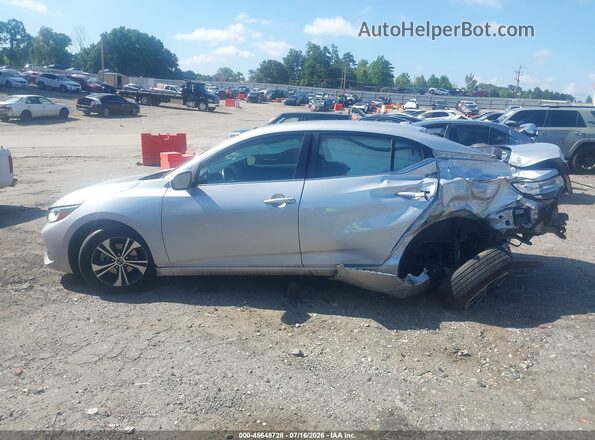 3N1AB8CV5MY205400 2021 NISSAN SENTRA Silver Widok wnętrza 360 stopni