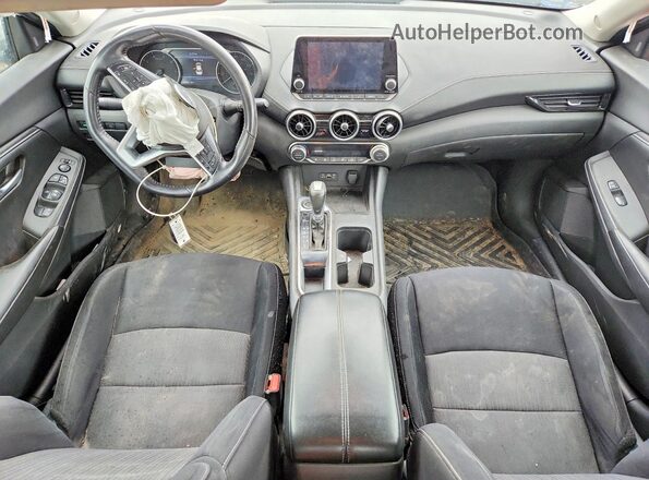 3N1AB8CV5MY214095 2021 NISSAN SENTRA Белый Вид панели приборов