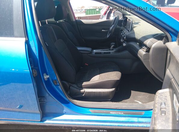 3N1AB8CV5MY216798 2021 NISSAN SENTRA Синий Вид салона спереди
