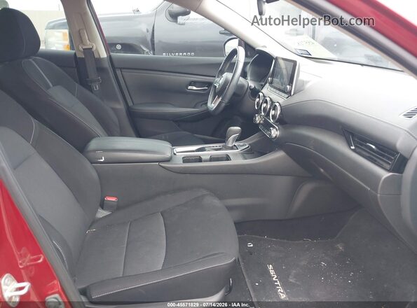 3N1AB8CV5MY227879 2021 NISSAN SENTRA Red Вид салону спереду