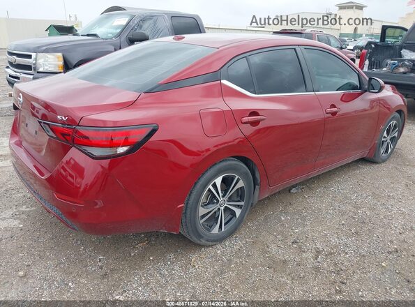 3N1AB8CV5MY227879 2021 NISSAN SENTRA Red Задня права чверть
