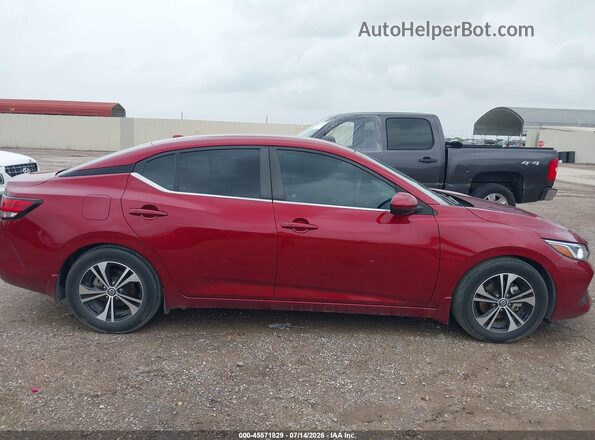 3N1AB8CV5MY227879 2021 NISSAN SENTRA Red Вид задньої частини салону