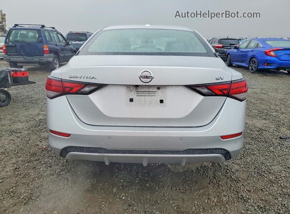 3N1AB8CV5MY235531 2021 NISSAN SENTRA Silver Вид ззаду