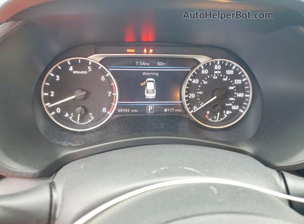 3N1AB8CV5MY235531 2021 NISSAN SENTRA Silver Вид щитка приладів