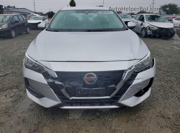 3N1AB8CV5MY235531 2021 NISSAN SENTRA Silver Вид спереду