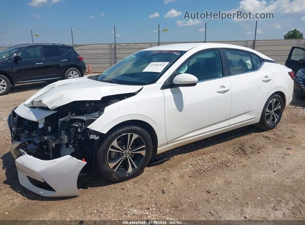 3N1AB8CV5MY252412 2021 NISSAN SENTRA Серебряный Передняя левая четверть