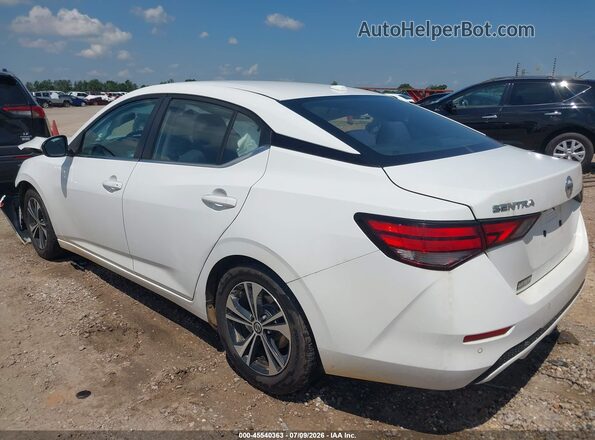 3N1AB8CV5MY252412 2021 NISSAN SENTRA Серебряный Задняя левая четверть