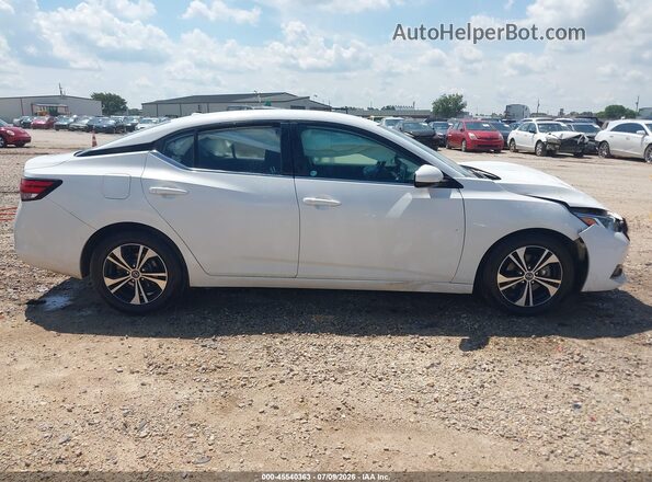 3N1AB8CV5MY252412 2021 NISSAN SENTRA Серебряный Вид задней части салона