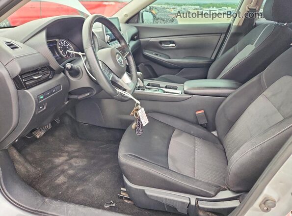 3N1AB8CV5MY272675 2021 NISSAN SENTRA Silver Widok wnętrza z przodu
