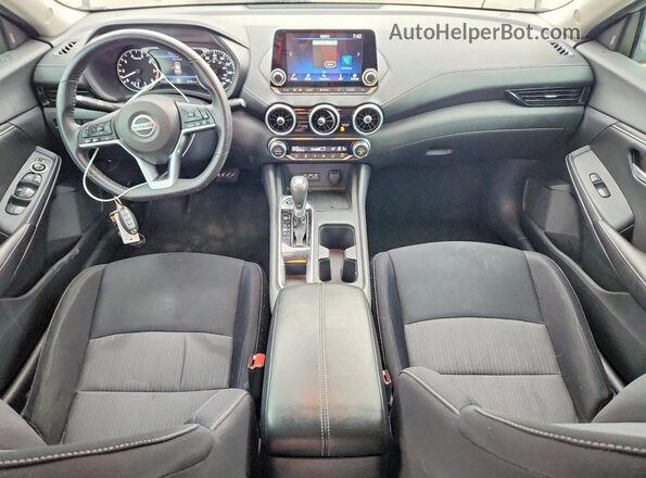 3N1AB8CV5MY272675 2021 NISSAN SENTRA Silver Widok deski rozdzielczej