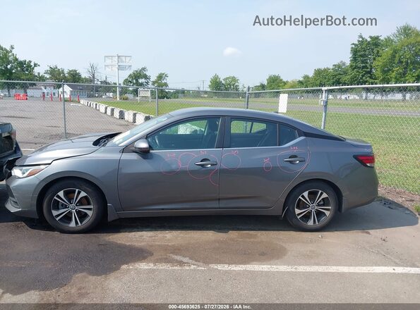 3N1AB8CV5MY277231 2021 NISSAN SENTRA Gray Widok wnętrza 360 stopni