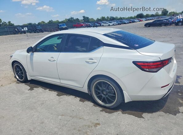 3N1AB8CV5MY294241 2021 NISSAN SENTRA Белый Задняя левая четверть