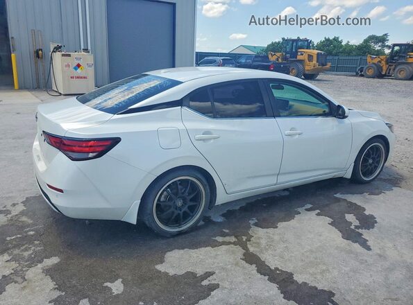 3N1AB8CV5MY294241 2021 NISSAN SENTRA Белый Задняя правая четверть