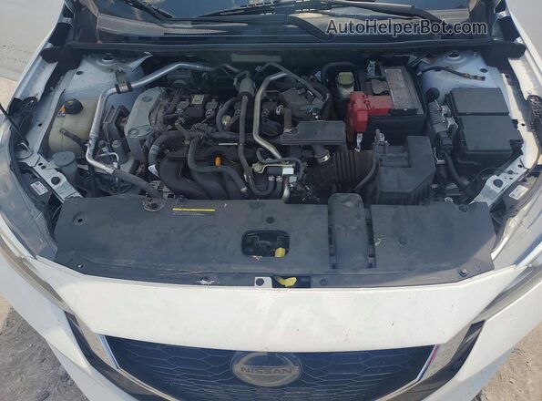 3N1AB8CV5MY294241 2021 NISSAN SENTRA Белый Вид задней части салона