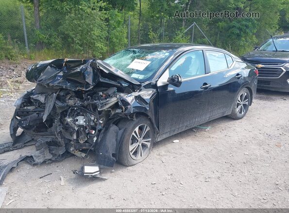 3N1AB8CV5MY304363 2021 NISSAN SENTRA Black Передня ліва чверть