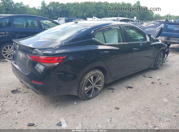 3N1AB8CV5MY304363 2021 NISSAN SENTRA Black Задня права чверть