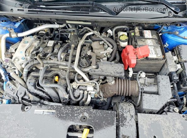 3N1AB8CV5MY316884 2021 NISSAN SENTRA Синий Вид задней части салона