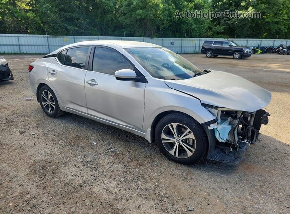 3N1AB8CV5MY327190 2021 NISSAN SENTRA Silver Передня права чверть