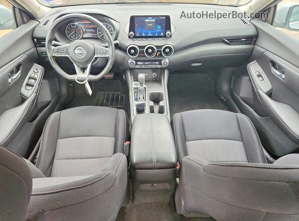 3N1AB8CV5MY330073 2021 NISSAN SENTRA Silver წინა პანელის ხედი