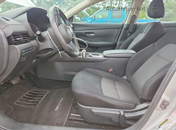 3N1AB8CV5MY330073 2021 NISSAN SENTRA Silver წინა სალონის ხედი