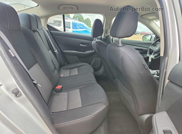 3N1AB8CV5MY330073 2021 NISSAN SENTRA Silver უკანა სავარძლების ხედი