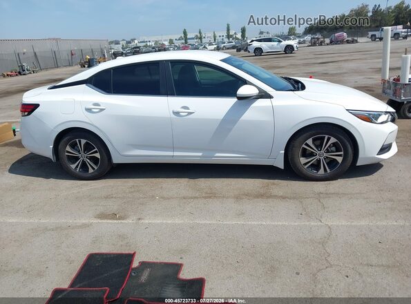 3N1AB8CV5NY237491 2022 NISSAN SENTRA Белый Вид задней части салона