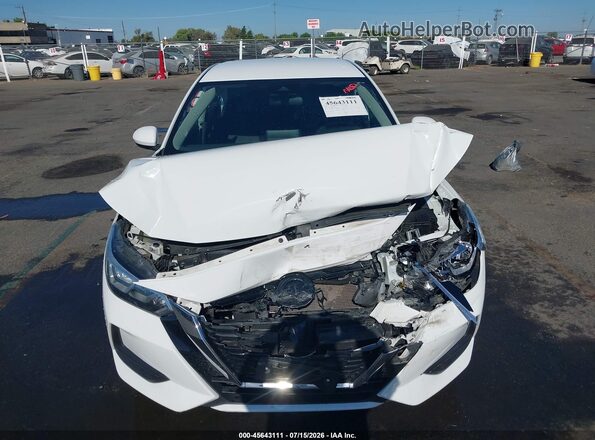 3N1AB8CV5NY261063 2022 NISSAN SENTRA White Вид щитка приладів