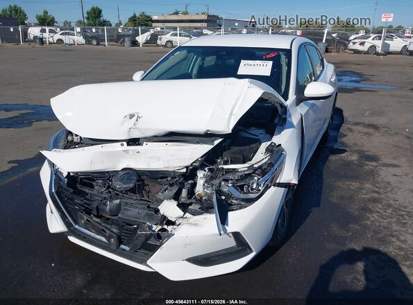 3N1AB8CV5NY261063 2022 NISSAN SENTRA White Передня ліва чверть