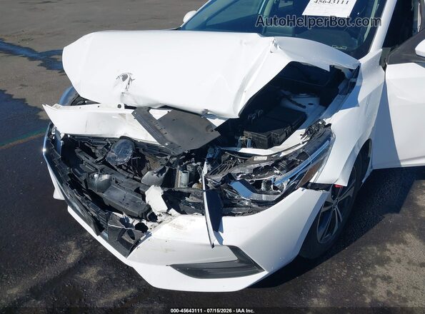 3N1AB8CV5NY261063 2022 NISSAN SENTRA White Вид спереду