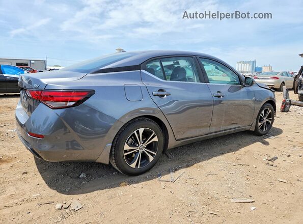 3N1AB8CV5NY307913 2022 NISSAN SENTRA Gray Trasero derecho
