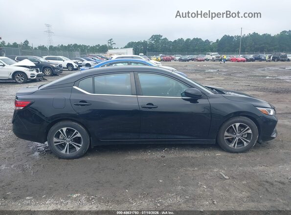 3N1AB8CV5PY226574 2023 NISSAN SENTRA Черный Вид задней части салона