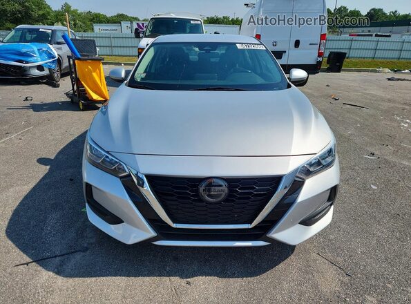 3N1AB8CV5PY240314 2023 NISSAN SENTRA Silver Front view