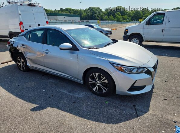 3N1AB8CV5PY240314 2023 NISSAN SENTRA Silver Front right