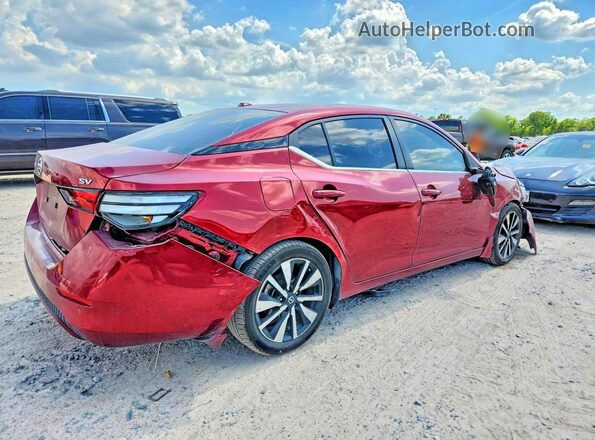 3N1AB8CV5PY251975 2023 NISSAN SENTRA Red უკანა მარჯვენა