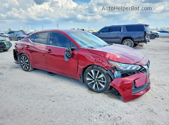 3N1AB8CV5PY251975 2023 NISSAN SENTRA Red წინა მარჯვენა