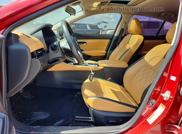3N1AB8CV5PY251975 2023 NISSAN SENTRA Red წინა სალონის ხედი