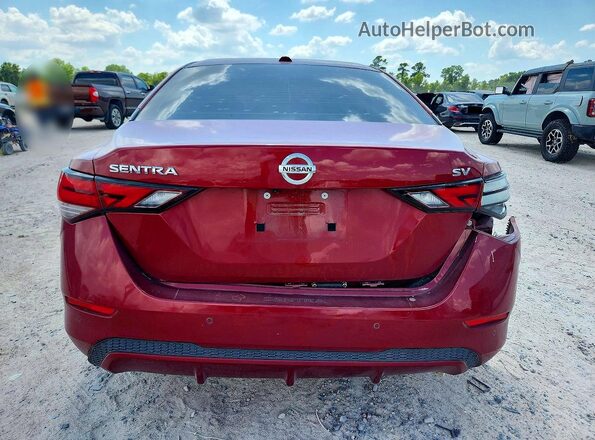 3N1AB8CV5PY251975 2023 NISSAN SENTRA Red უკანა ხედი