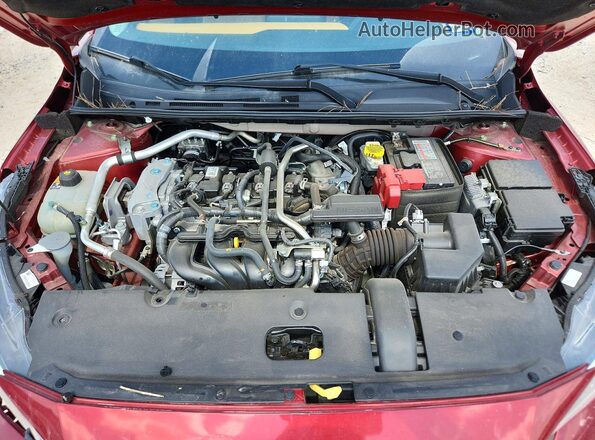 3N1AB8CV5PY251975 2023 NISSAN SENTRA Red უკანა სალონის ხედი